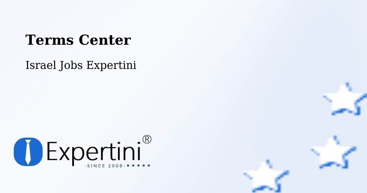 Terms of Service – Shibli - Israel Jobs Expertini